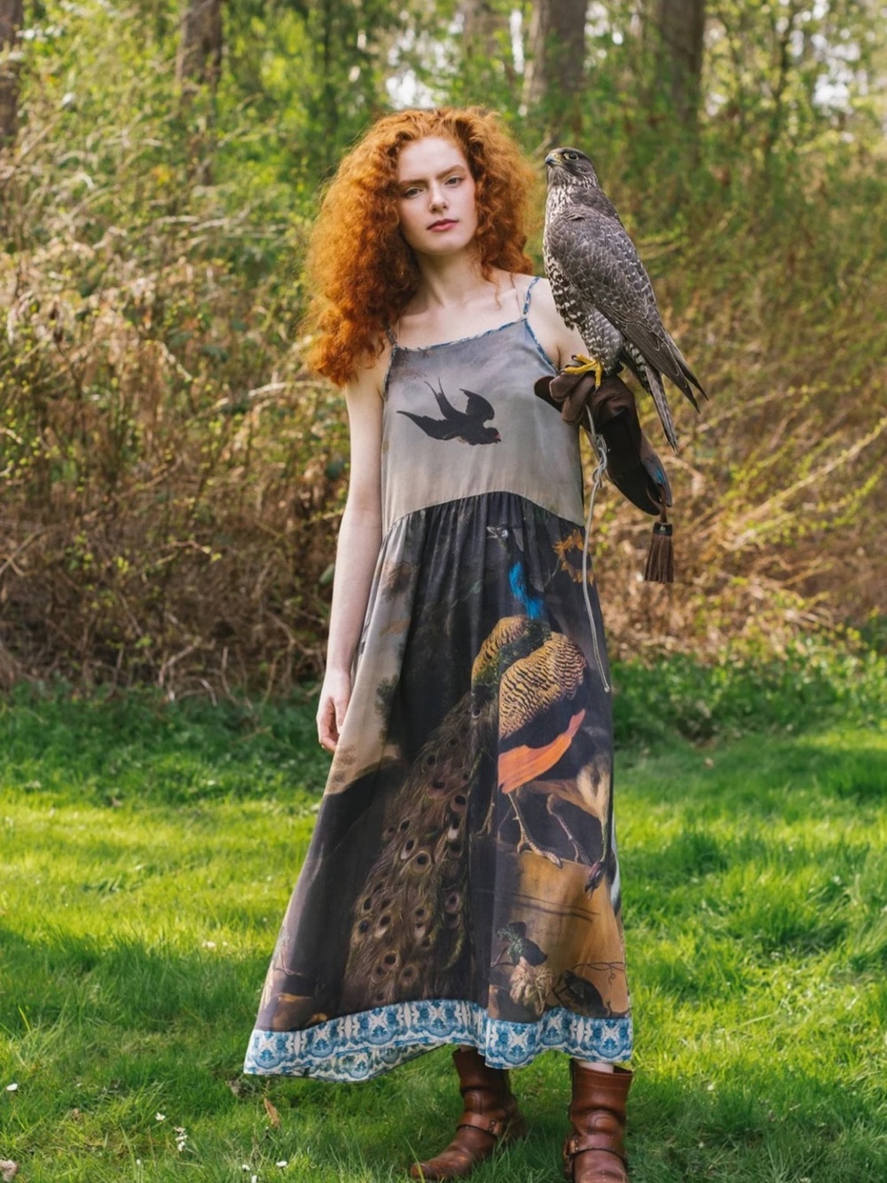 Market of the Stars slip dress 🦚